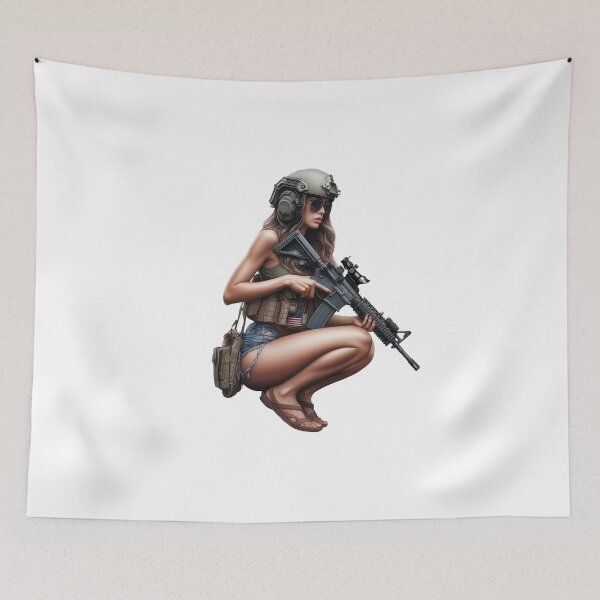 Item preview, Tactical Girl designed and sold by RAWLIFEGRAPHIC.