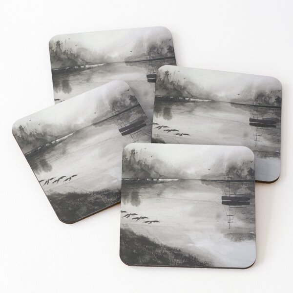Item preview, Breakfast Flight with Sail Boat designed and sold by Randy Sprout Fine Art.