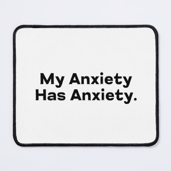 Item preview, My Anxiety Has Anxiety Sticker – Funny Gen Z Dark Humor – Trending Mental Health Meme designed and sold by Pare Creatives.