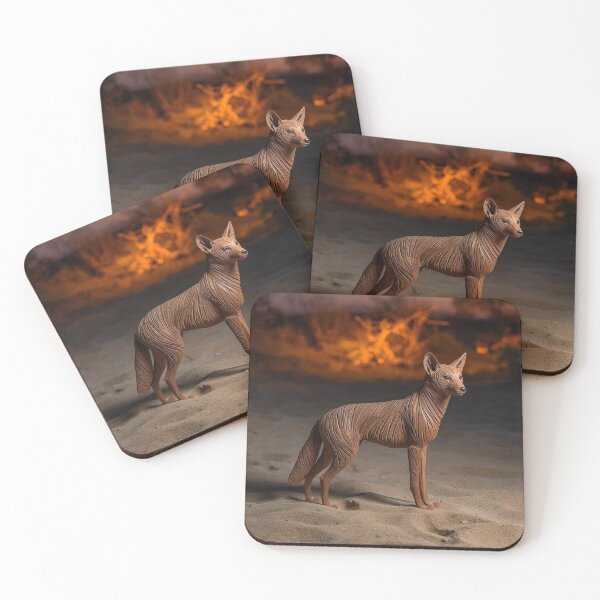 Item preview, Desert Fox Carving — Wild Energy Ancestral Art designed and sold by SavannaStrikes.