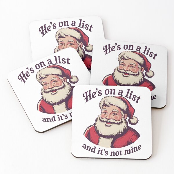 Item preview, He's On A List and It's Not Mine designed and sold by Millsoft.