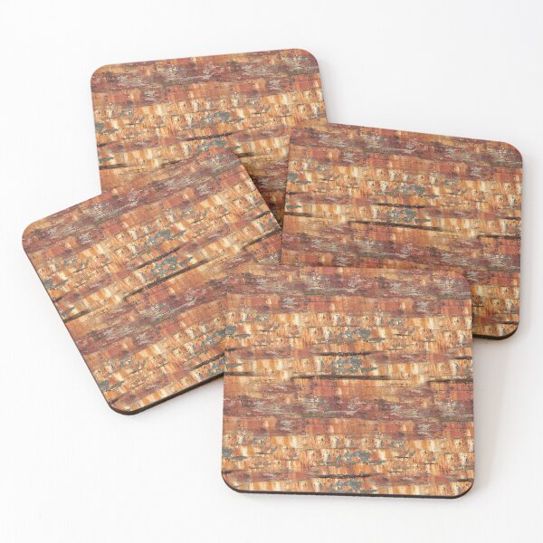 Item preview, Weathered ship planks patina peeling paint designed and sold by sueshormanart.