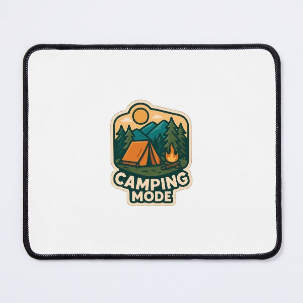 Item preview, Camping Mode – Retro Outdoor Adventure designed and sold by Dungeon-Fighter.