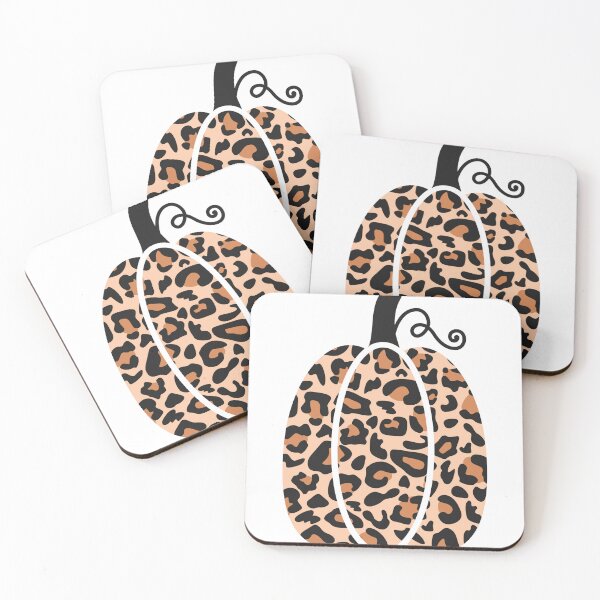 Item preview, Cheetah Print Pumpkin Sticker – Trendy Fall Decor designed and sold by InfiniteSticker.
