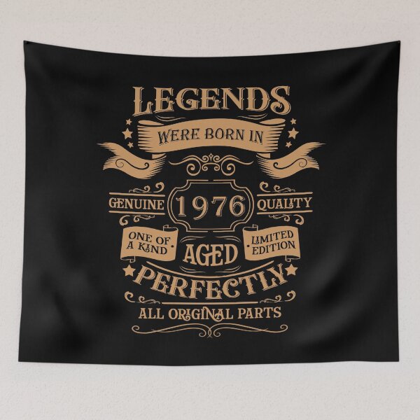 Item preview, Born in 1976 vintage age 50 years old funny 50th birthday designed and sold by Alexaltay.