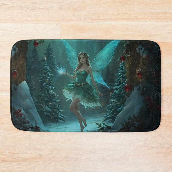 Item preview, Christmas Fairy in Enchanted Winter Forest designed and sold by FairyJournal.