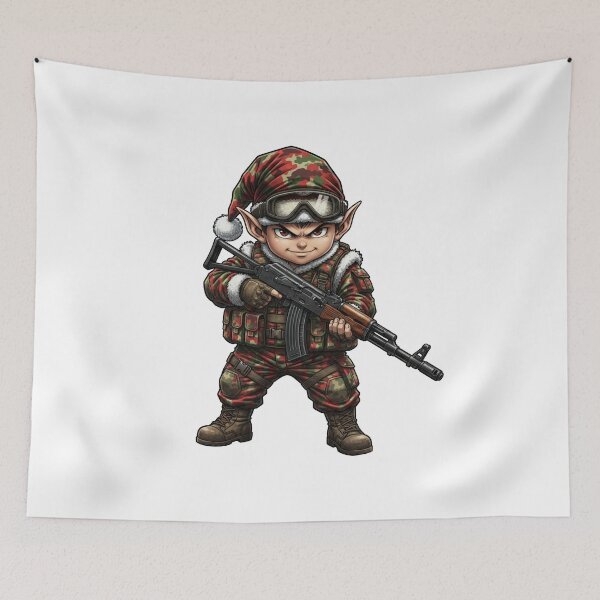 Item preview, Christmas Elf Tactical  designed and sold by RAWLIFEGRAPHIC.