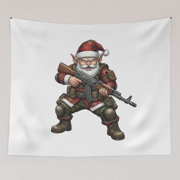 Item preview, Christmas Elf Tactical  designed and sold by RAWLIFEGRAPHIC.