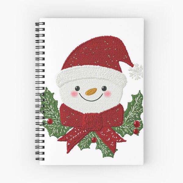 Item preview, Cute Embroidered Snowman Design – Festive Christmas Cross Stitch  designed and sold by MiraLumeStudio.