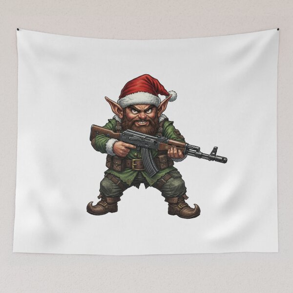 Item preview, Christmas Elf Tactical  designed and sold by RAWLIFEGRAPHIC.