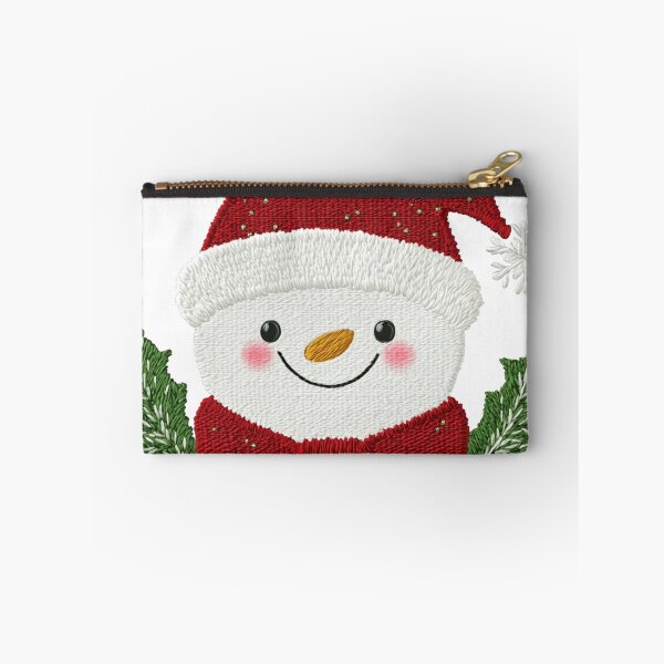 Item preview, Cute Embroidered Snowman Design – Festive Christmas Cross Stitch  designed and sold by MiraLumeStudio.