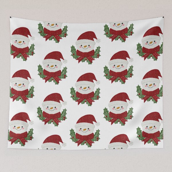 Item preview, Cute Embroidered Snowman Design – Festive Christmas Cross Stitch  designed and sold by MiraLumeStudio.