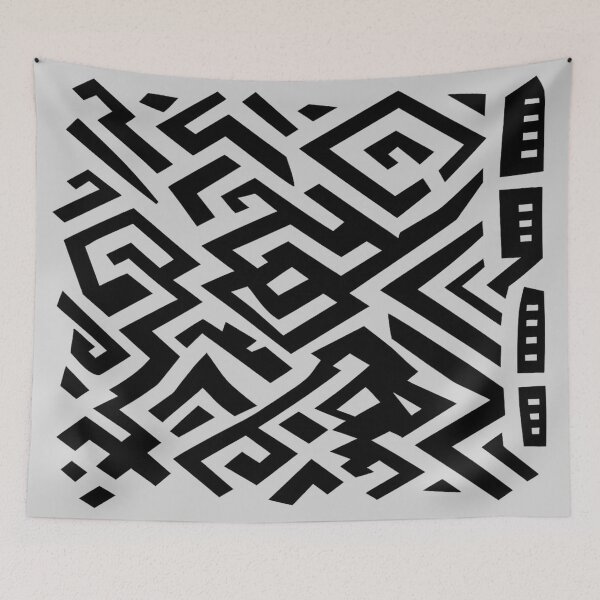 Item preview, Light Gray Geometric Labyrinth  designed and sold by mrtss.