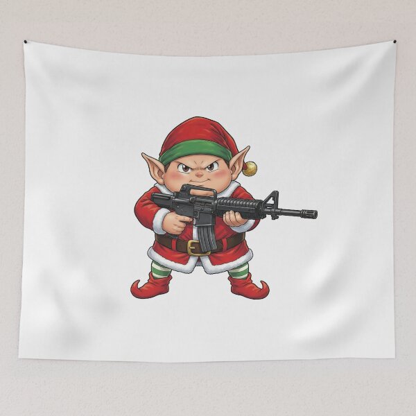 Item preview, Christmas Elf Tactical  designed and sold by RAWLIFEGRAPHIC.