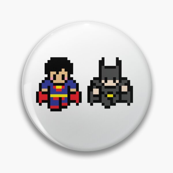 Item preview, Pixel Art Superhero Duo designed and sold by SaraSoraya.