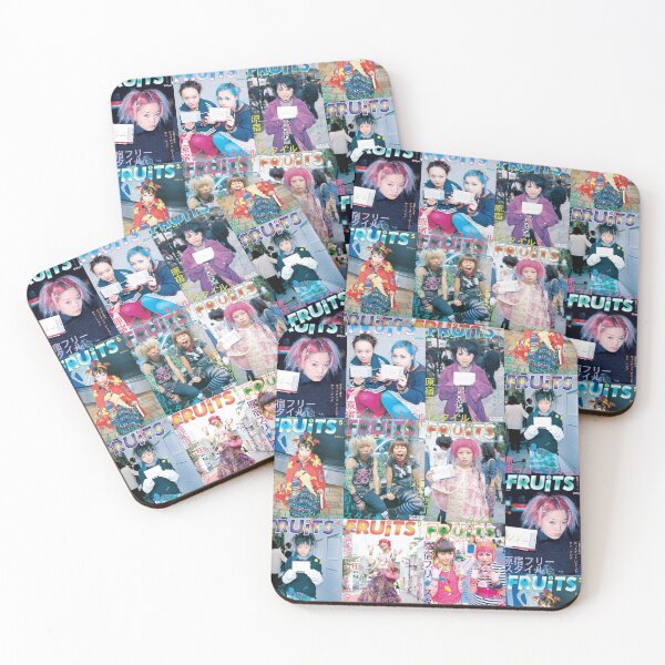 Item preview, FRUiTS Magazine Mashup – Harajuku Street Style Collage Art Print designed and sold by LoLife.