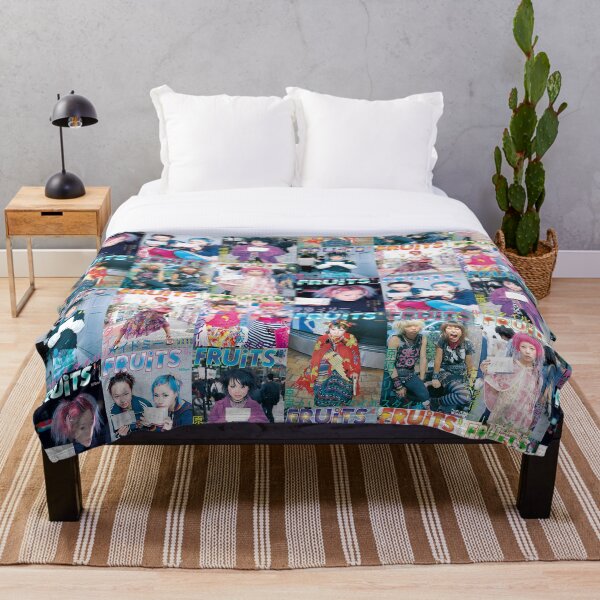 Item preview, FRUiTS Magazine Mashup – Harajuku Street Style Collage Art Print designed and sold by LoLife.