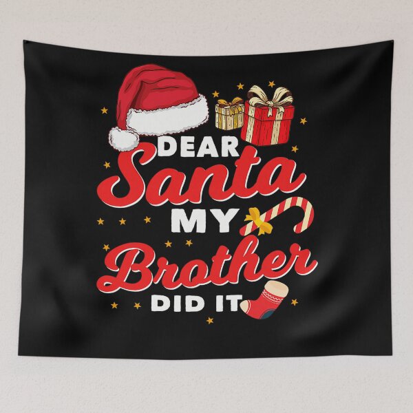Item preview, Santa Vintage My Brother Funny Holiday Christmas Retro Dear It Did designed and sold by MediarMedic.