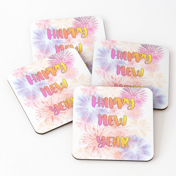 Item preview, Copy of Happy New Year with Fireworks – New Year Illustration designed and sold by iamKRUK.