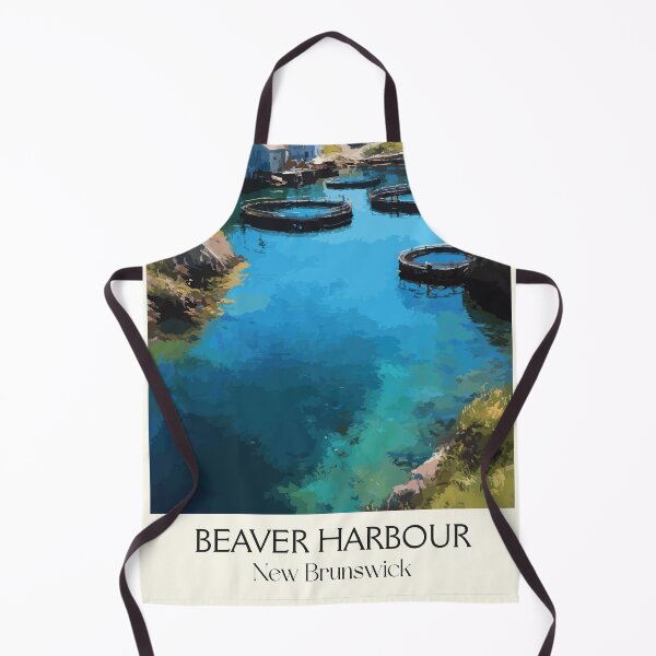 Item preview, Beaver Harbour New Brunswick | Aquaculture Coast Scenery Art designed and sold by TuncGK.