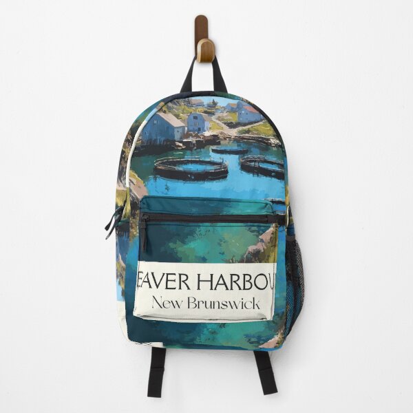 Item preview, Beaver Harbour New Brunswick | Aquaculture Coast Scenery Art designed and sold by TuncGK.