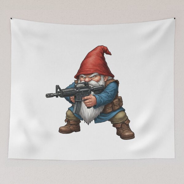 Item preview, Christmas Gnome Tactical designed and sold by RAWLIFEGRAPHIC.