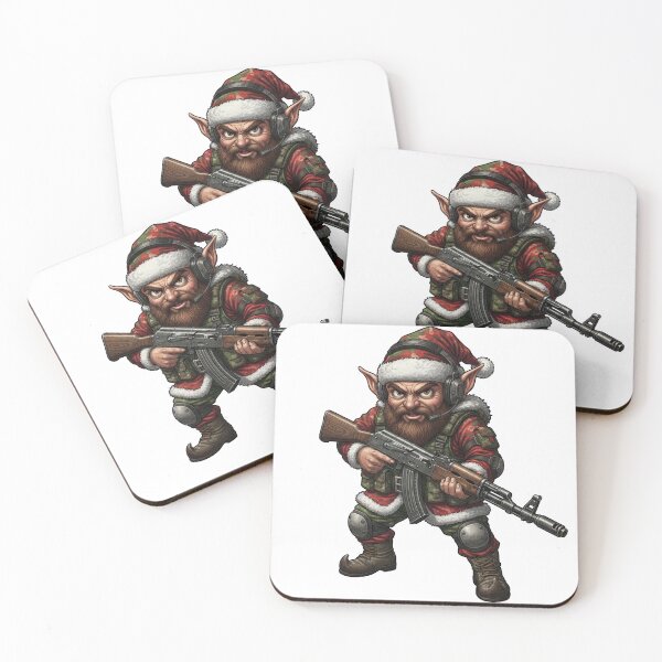 Item preview, Christmas Gnome Tactical designed and sold by RAWLIFEGRAPHIC.