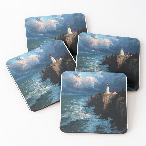 Item preview, Cape Enrage New Brunswick | Cliffs & Lighthouse Scenery Art designed and sold by TuncGK.