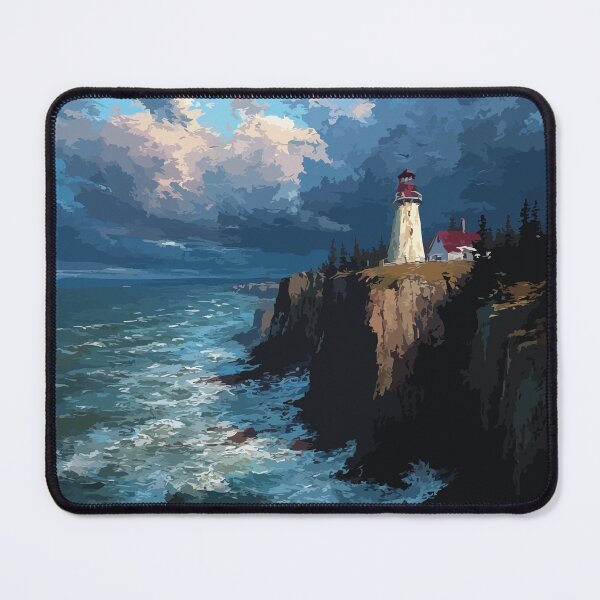 Item preview, Cape Enrage New Brunswick | Cliffs & Lighthouse Scenery Art designed and sold by TuncGK.