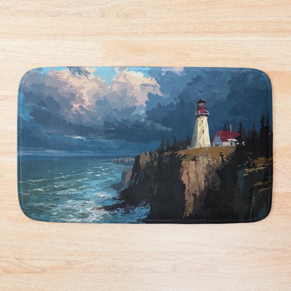 Item preview, Cape Enrage New Brunswick | Cliffs & Lighthouse Scenery Art designed and sold by TuncGK.