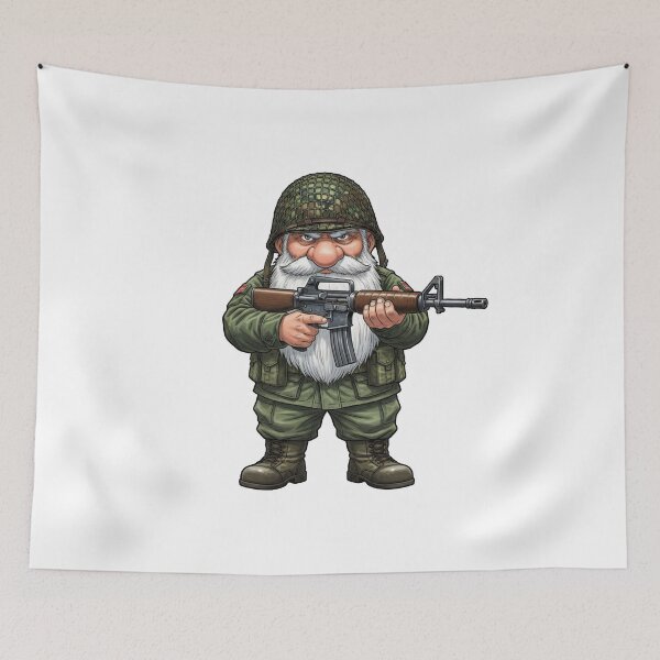 Item preview, Christmas Gnome Tactical designed and sold by RAWLIFEGRAPHIC.
