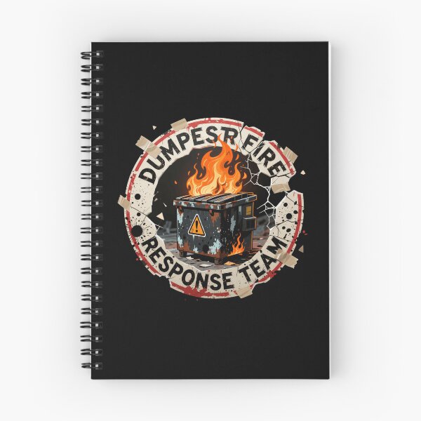 Item preview, Dumpster Fire Response Team Leader Department of Absolute Trash Havoc designed and sold by SkeletonsDanger.