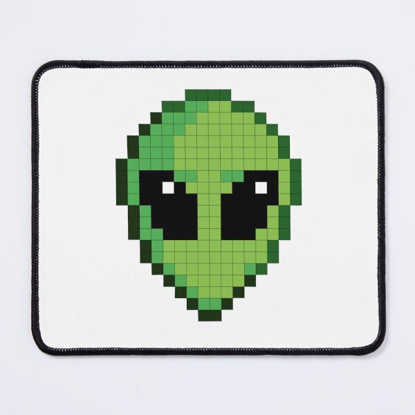 Item preview, Cute Pixel Alien Head – Retro 8-Bit Art designed and sold by alfredodesign.