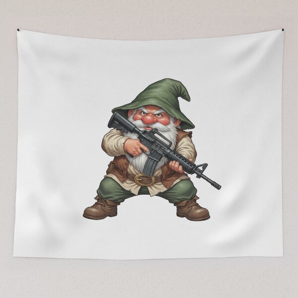 Item preview, Christmas Gnome Tactical designed and sold by RAWLIFEGRAPHIC.