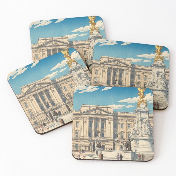 Item preview, Buckingham Palace Japanese Woodblock Print designed and sold by Takeda-art.