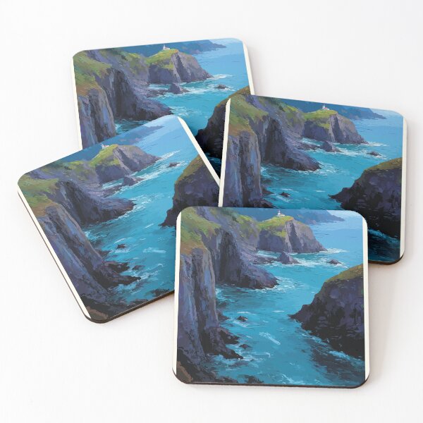 Item preview, Cape Spencer New Brunswick | Rugged Bay of Fundy Cliffs Art designed and sold by TuncGK.