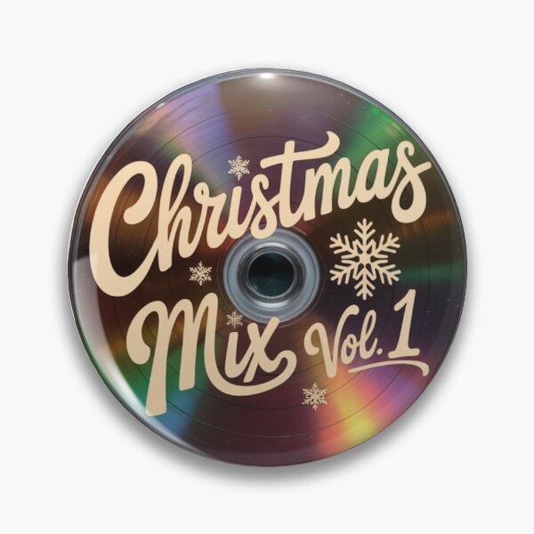 Item preview, Christmas Mix Nostalgia CD Snowflake Irridescent Glow Mixtape designed and sold by JediKittenWars.