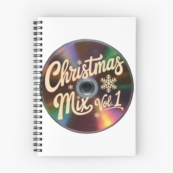 Item preview, Christmas Mix Nostalgia CD Snowflake Irridescent Glow Mixtape designed and sold by JediKittenWars.