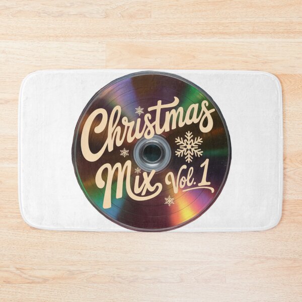 Item preview, Christmas Mix Nostalgia CD Snowflake Irridescent Glow Mixtape designed and sold by JediKittenWars.