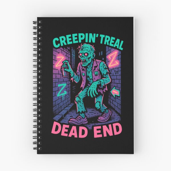Item preview, Retro Neon Graffiti Zombie Art Dead End designed and sold by SholoStudio.