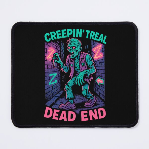 Item preview, Retro Neon Graffiti Zombie Art Dead End designed and sold by SholoStudio.