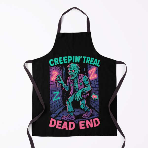 Item preview, Retro Neon Graffiti Zombie Art Dead End designed and sold by SholoStudio.
