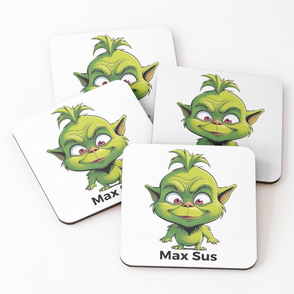 Item preview, Max Sus – Funny Green Creature Meme Design designed and sold by JaaGo PopLab.