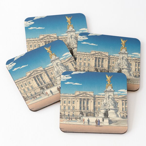 Item preview, Buckingham Palace Japanese Woodblock Print designed and sold by Takeda-art.