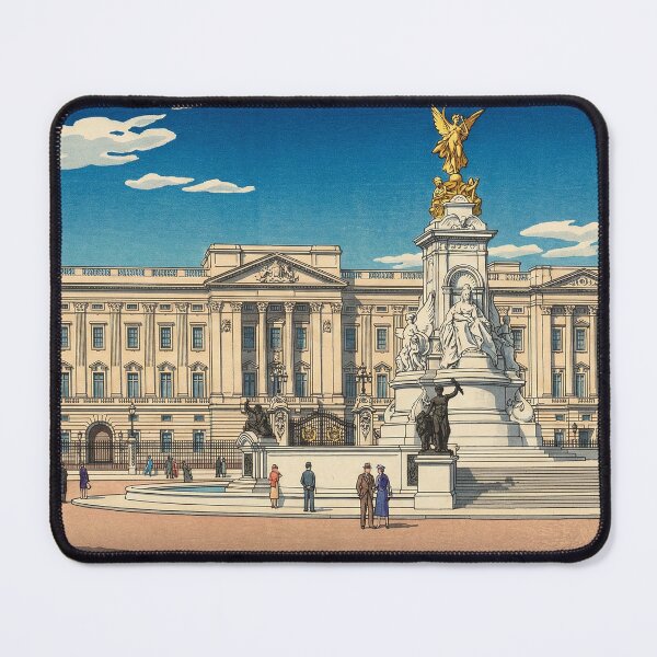 Item preview, Buckingham Palace Japanese Woodblock Print designed and sold by Takeda-art.