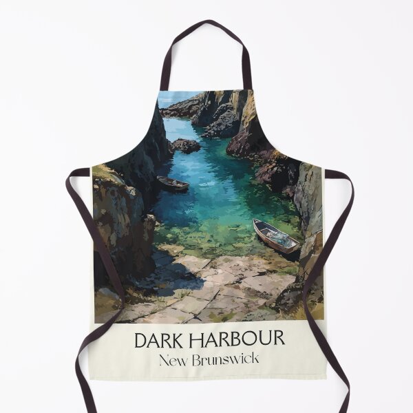 Item preview, Dark Harbour Grand Manan | New Brunswick Island Cliff Art designed and sold by TuncGK.