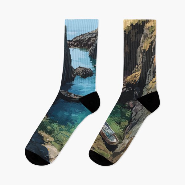 Item preview, Dark Harbour Grand Manan | New Brunswick Island Cliff Art designed and sold by TuncGK.