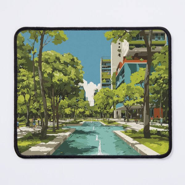 Item preview, Dieppe New Brunswick | Urban Park & Cityscape Art Print designed and sold by TuncGK.