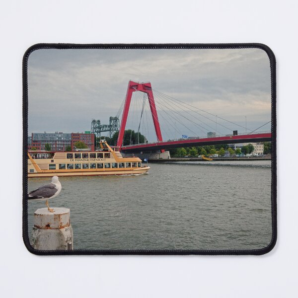 Item preview, Rotterdam Willemsbrug | Dutch Harbor Photography | Netherlands Urban Cityscape designed and sold by Ruhrpott2024.