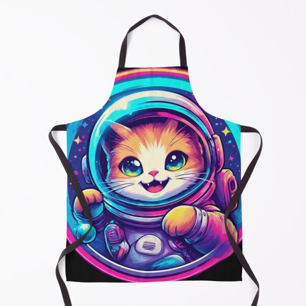 Item preview, Cute Astronaut Cat Logo – Adorable Space Kitty Illustration designed and sold by SweetRossel.